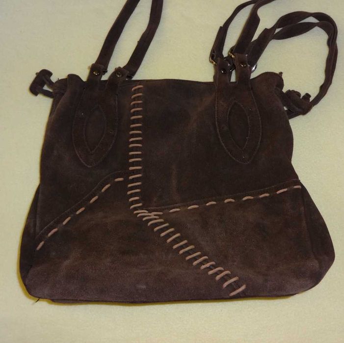 сумка из натуральной замши