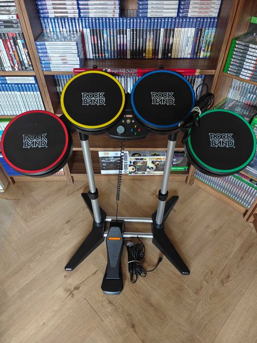 Xbox 360 Rock Band Harmonix Band Kit Perkusja Przewodowa Stan BDB