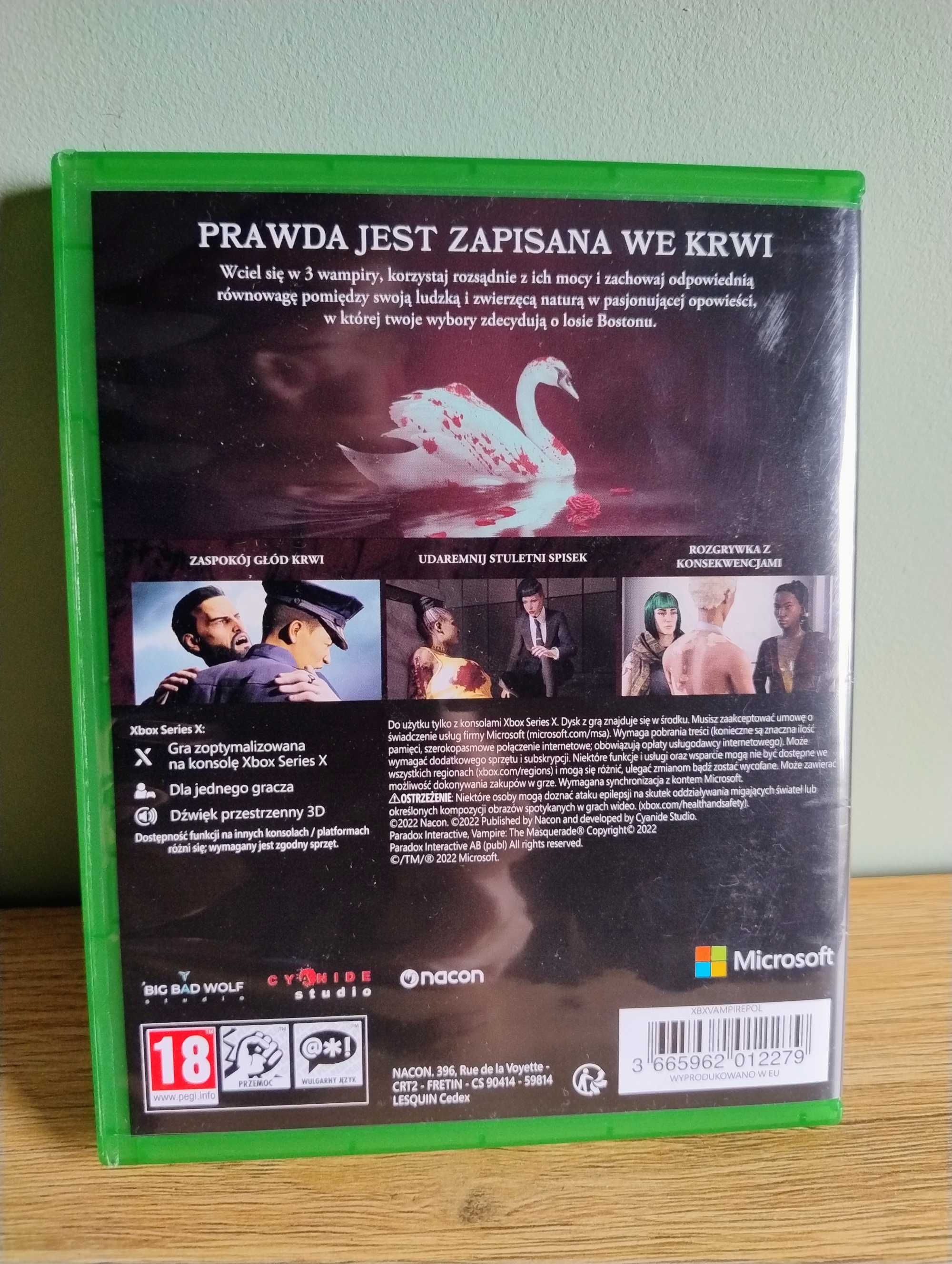 Vampire Swansong Xbox