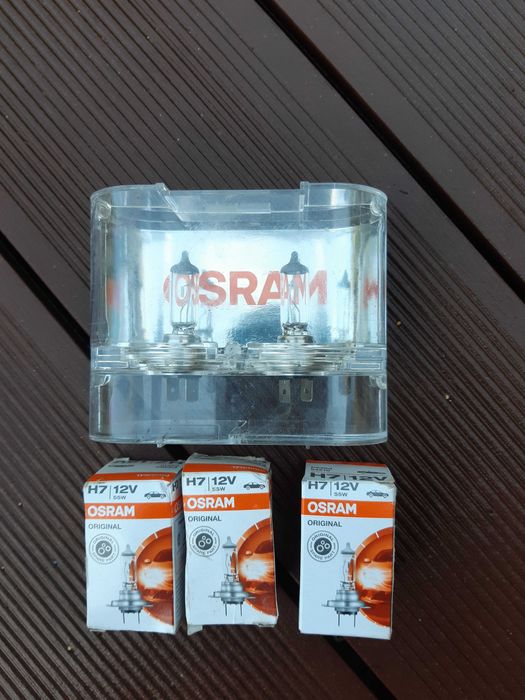 Żarówka  H7 12V OSRAM samochodowe , nowe - 5 szt