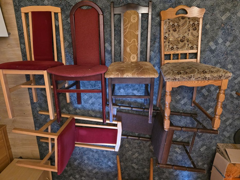 Krzeslo tapiecerowane, krzesla tapicerowane PRL