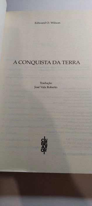 A Conquista da Terra - Edward O. Wilson