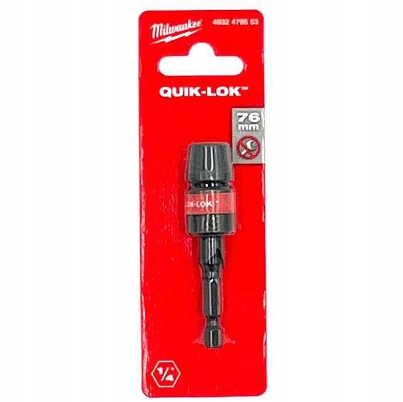 Бітотримач Milwaukee з фіксатором Quik-Lok 75 мм