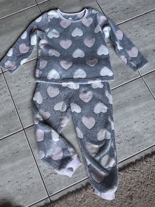 Тепла міхова піжама домашній костюмчик