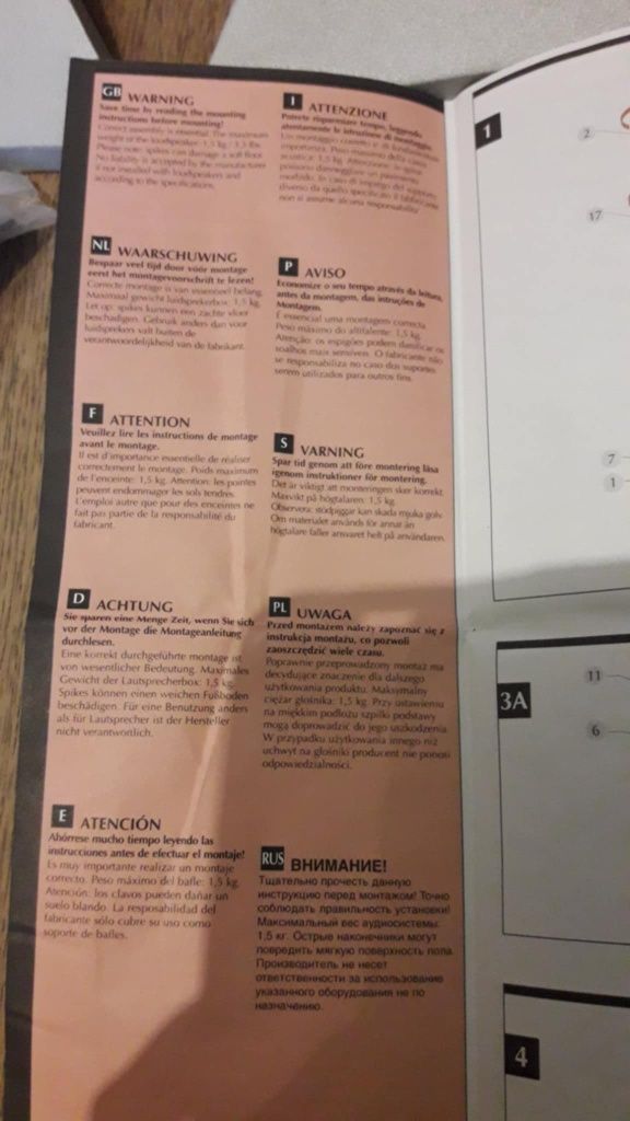 Podstawy pod głośniki