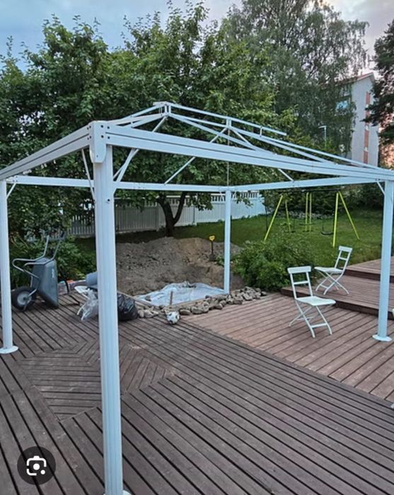 Wiata ogrodowa-konstrukcja 4x3