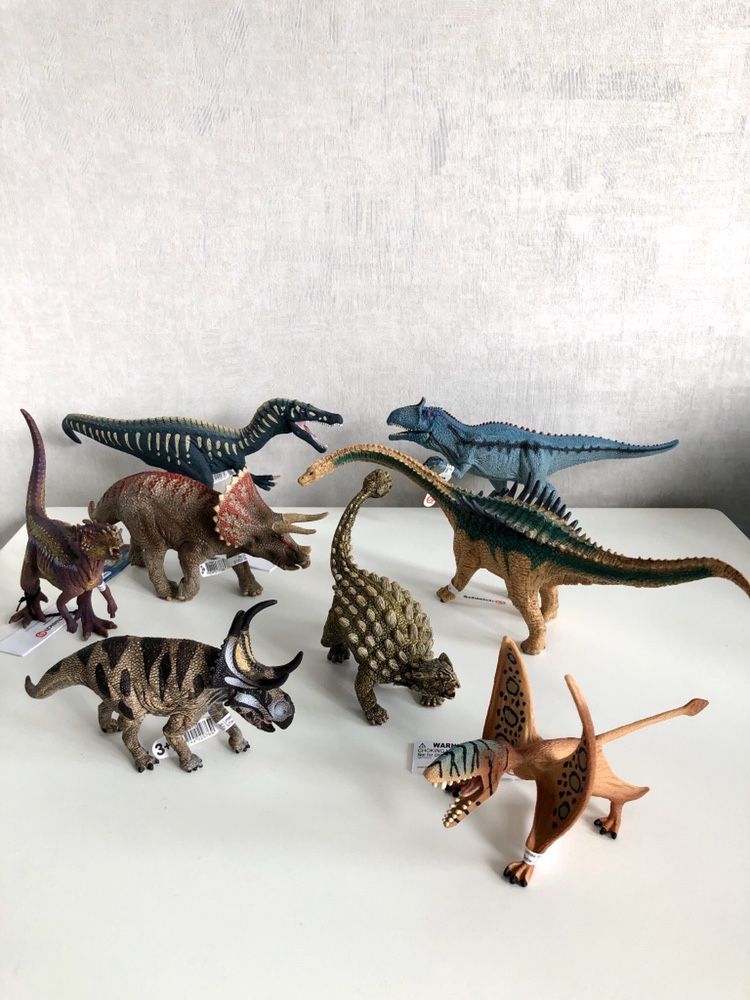 Динозавр Велацираптор Schleich/PAPO, дракон, мамонт,смилодон,мегалодон