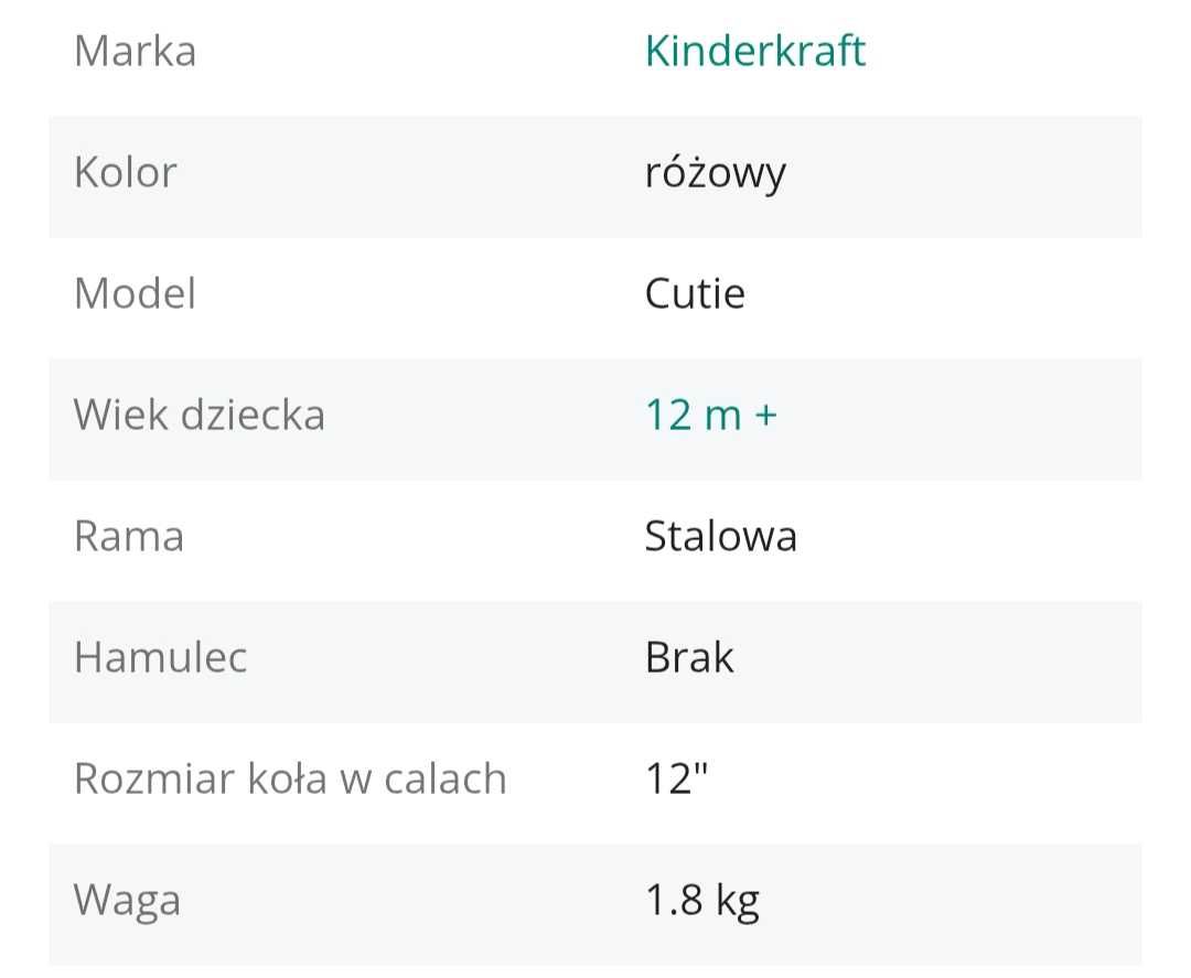 Rowerek dla malucha