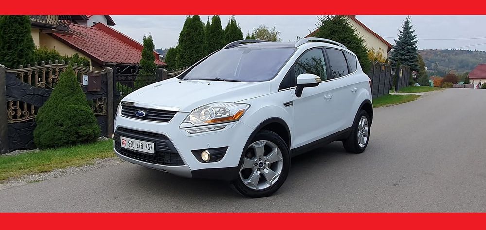 Ford Kuga Zadbany_2.0 TDCi_Skóra_NAVI_Panorama_ 4X4_2xKpl Kół_ prosto z Niemiec