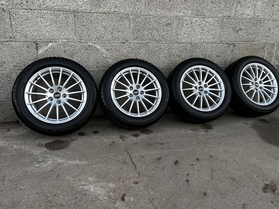 Oryginalne Alufelgi R17 5x112 Audi A5 A4 B8 B9 Opony Zimowe 225/50/17