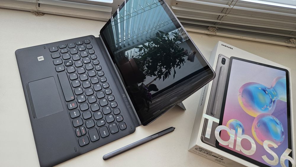 Планшет Samsung Galaxy Tab S6, 6/128,LTE ( стилул, клавиатура)