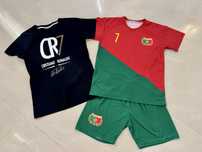 Strój komplet spodenki koszulka christiano ronaldo nike jordan puma