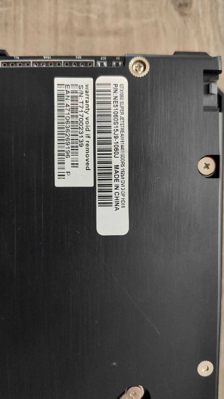 Відеокарта GTX Palit Super Jestream 6 Gb DDR 5 192 bit, 3 DP, 1 HDMI