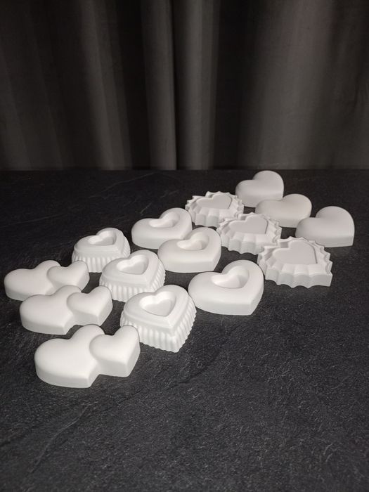 Фігурки з гіпсу для розфарбовування до дня святого Валентина