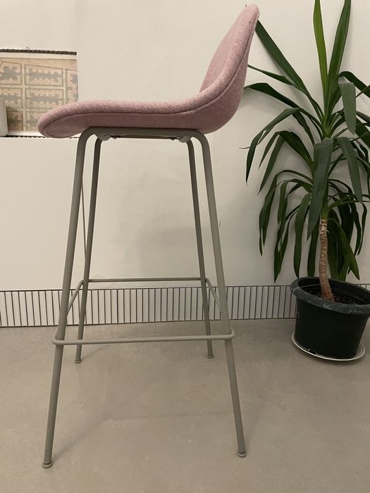 Hoker krzesło stołek do wyspy muuto fiber pink hay audo normann nowe