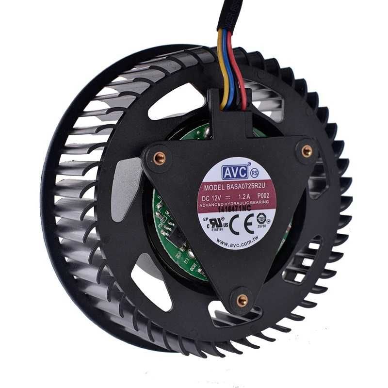 Куллер CORSAIR видеокарты ATI HD5870 HD5970 BASA0725R2U 12V 1.2A 4Pin