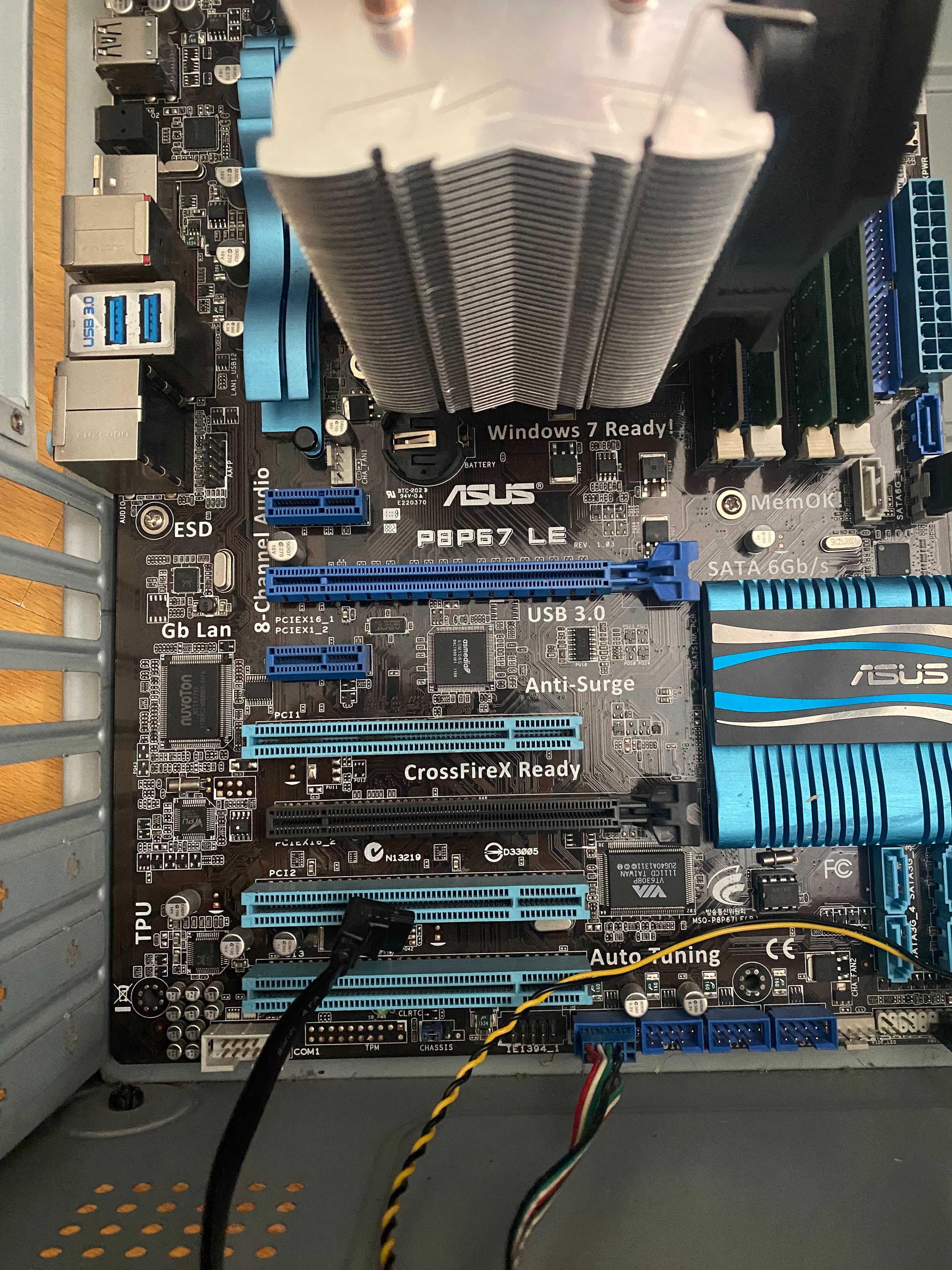 Комплект i7-2600k 16GB ОЗУ Башня Охлад