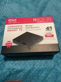 NBox 3S ntech convert tv em smart tv