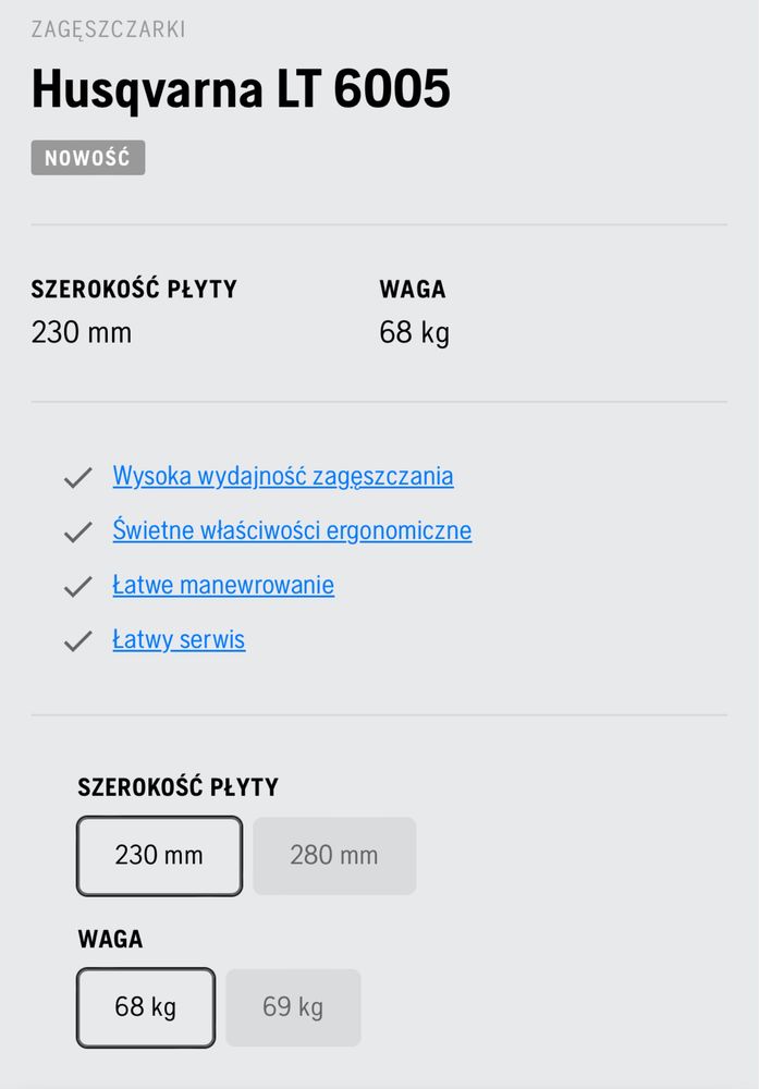 Stopa zagęszczarka ubijak płyta wirbracyjna