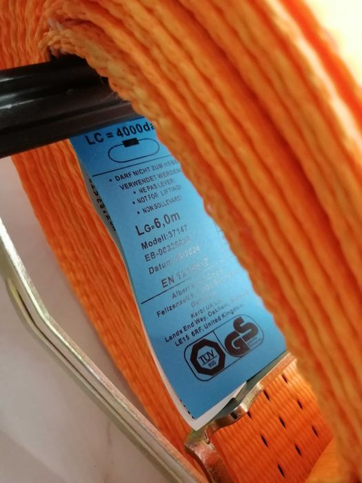 Pas transportowy wytrzymały 6 metrów *0