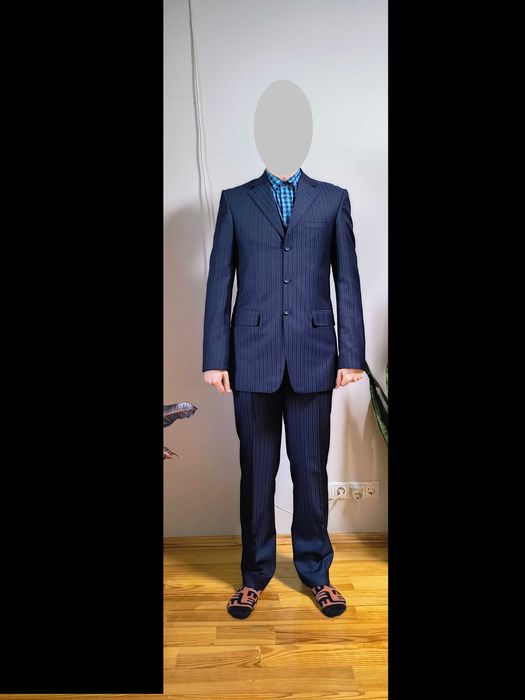 Синій костюм трійка класичний Giorgio Firmani