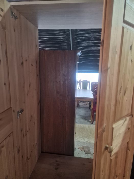 Szafa sosnowa pięcio drzwiowa