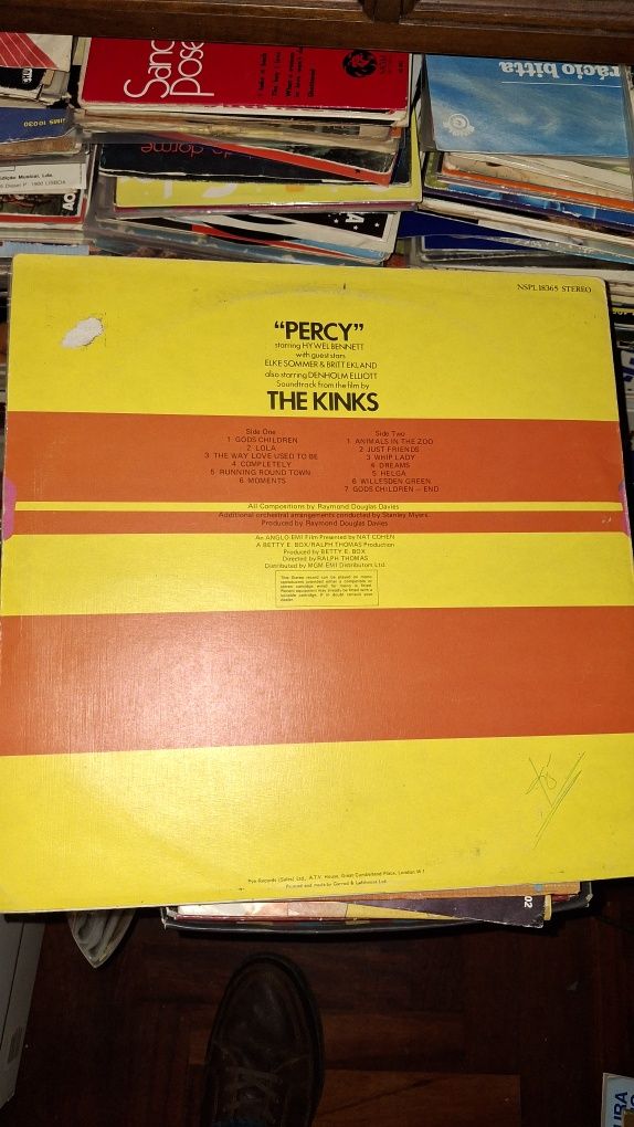 The Kinks Percy Lp rock Pye psych
