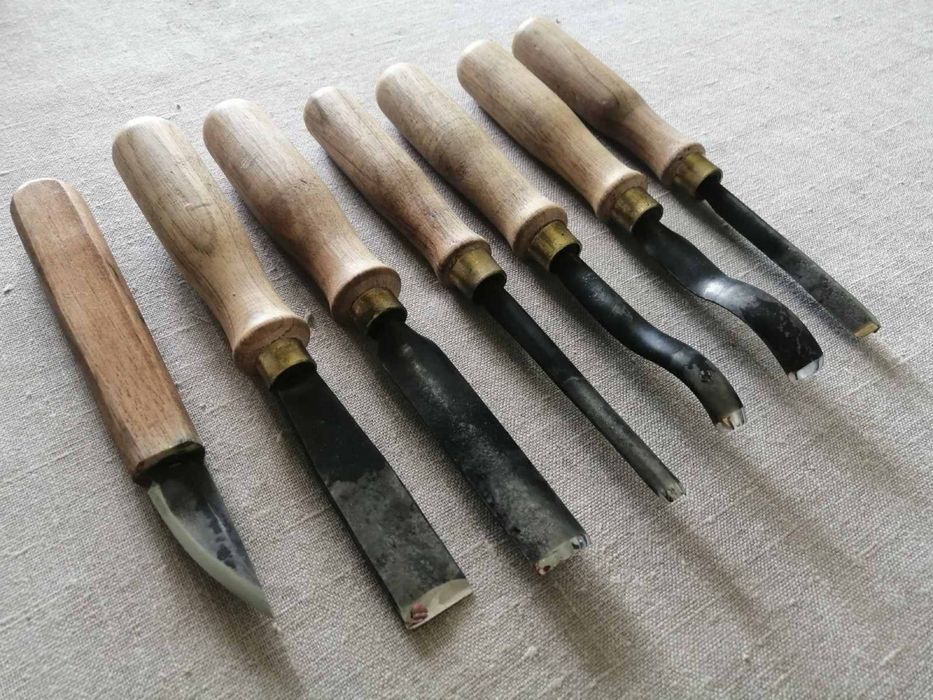 Резцы по дереву профессиональные різці-стамески