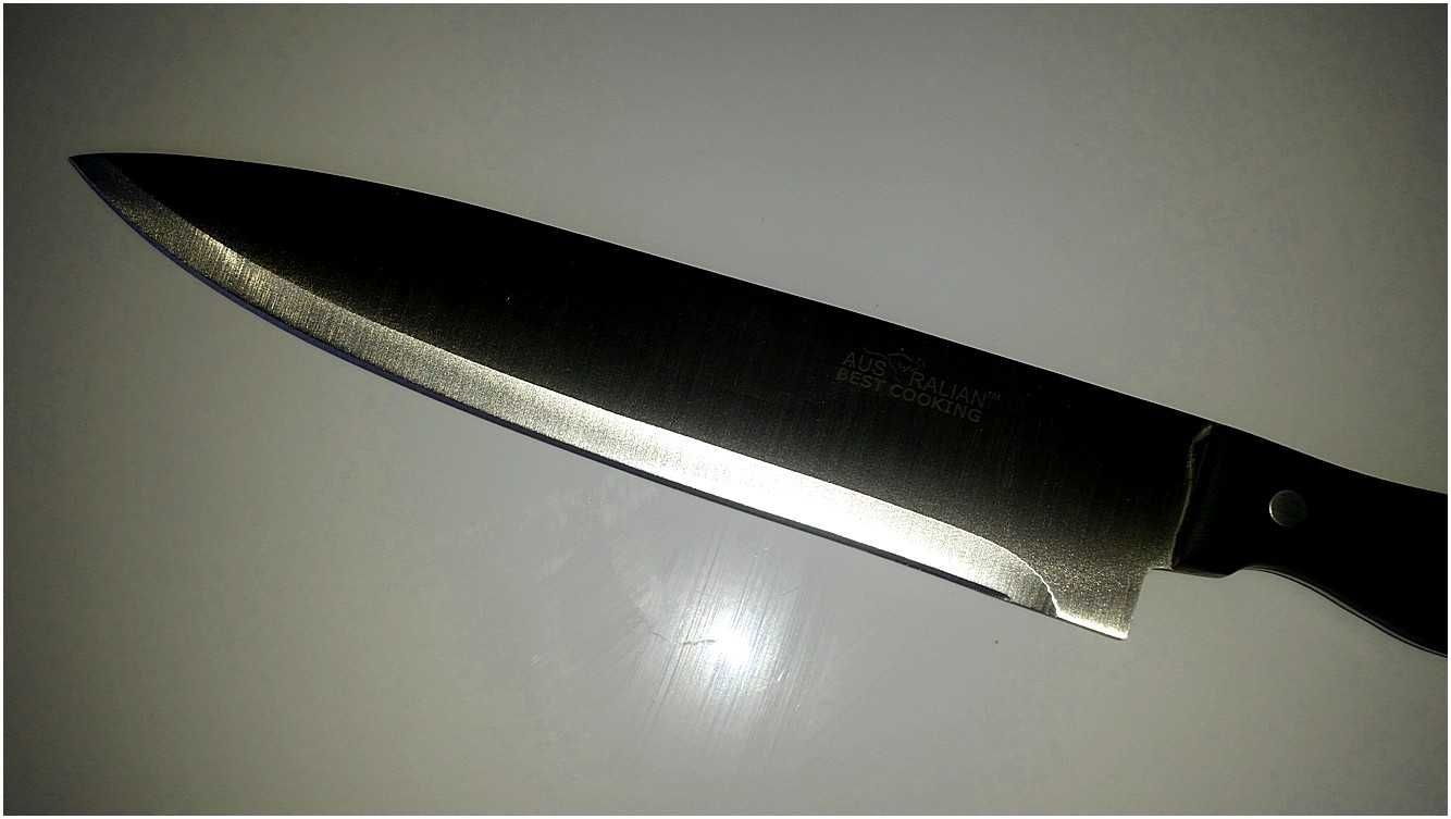 NOWY Stalowy NÓŻ Szefa Kuchni Do Mięsa 23 CM STAL Nierdzewna X30Cr13