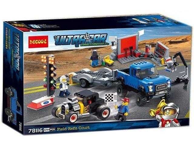 Конструктор Decool 78116 Форд F-150 і Ford Model A Hot R Лего Lego