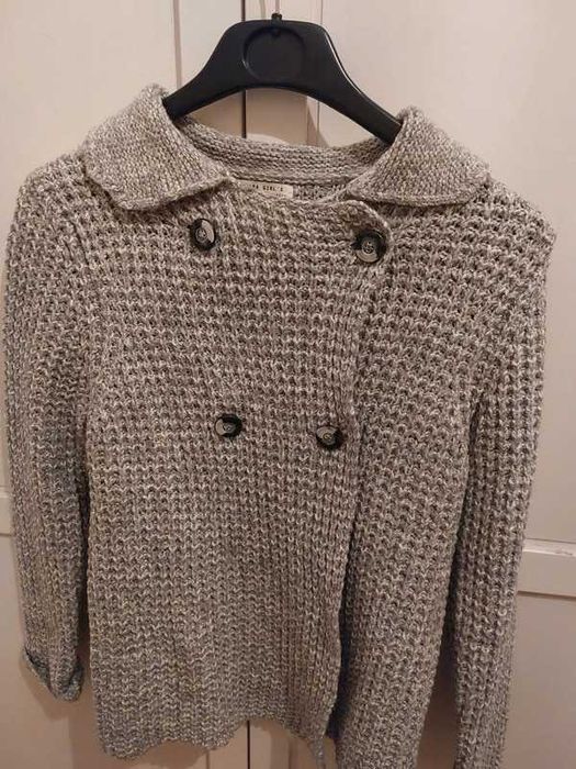 Zara casaco em malha