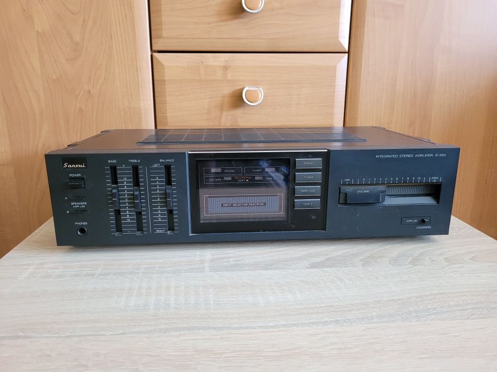 Sansui A-550 wzmacniacz.
