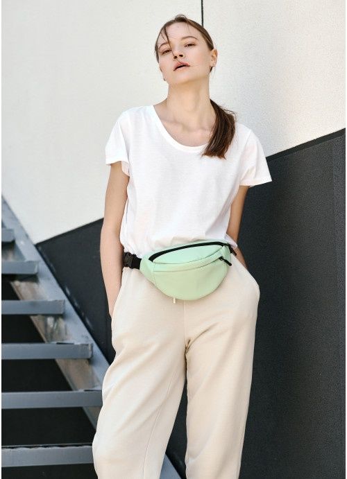 Бананка жіноча бірюзова