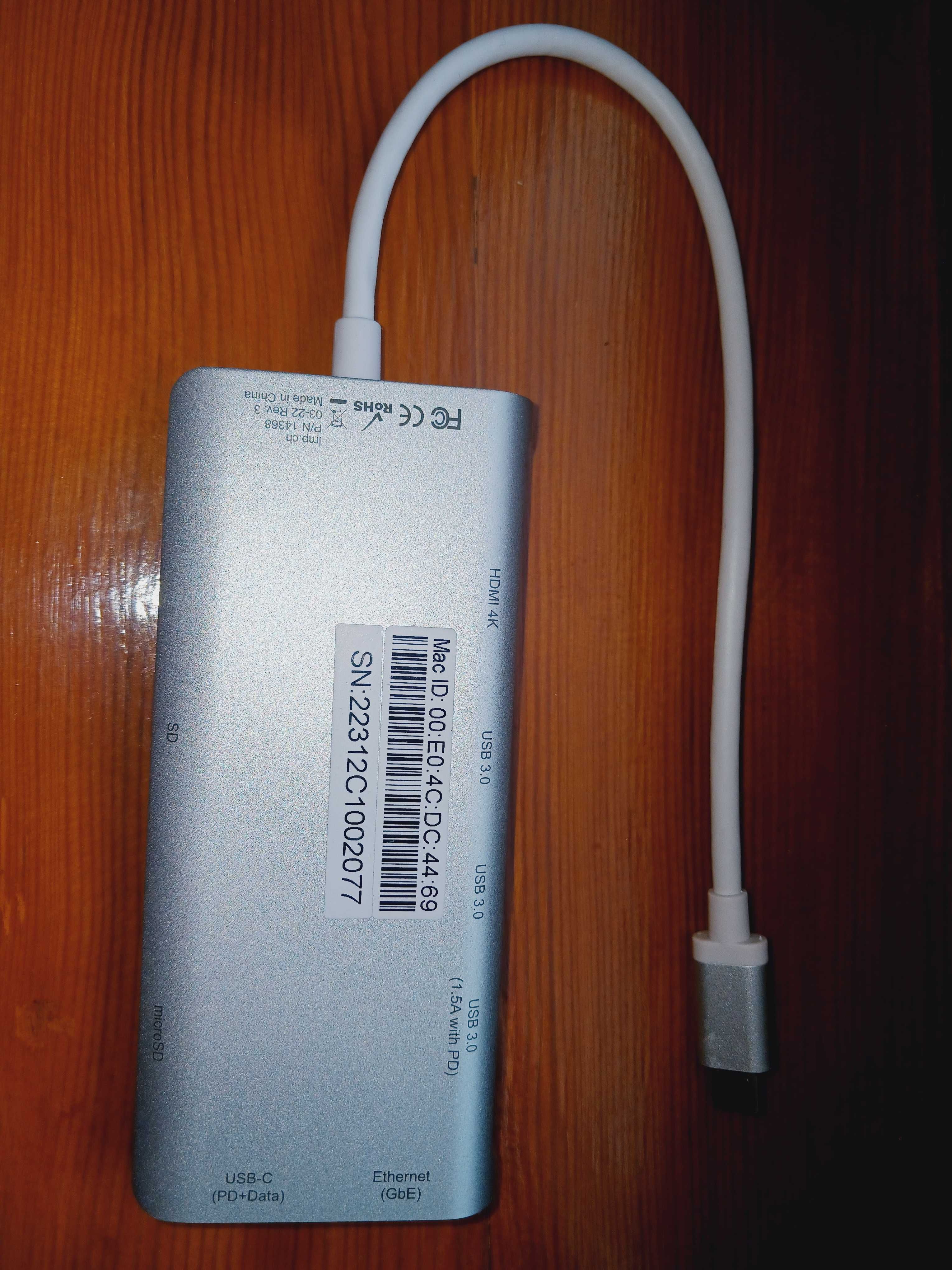 LMP USB-C Video Hub 5 Port, HDMI, 3x USB 3.0 - Silver