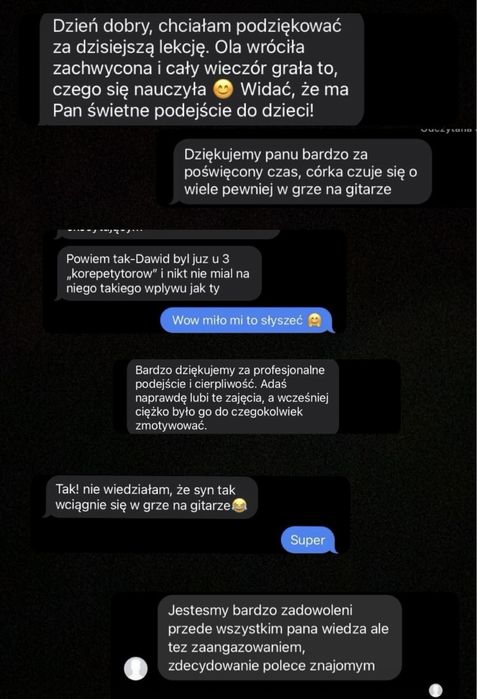 Nauka gry na akordeonie/gitarze