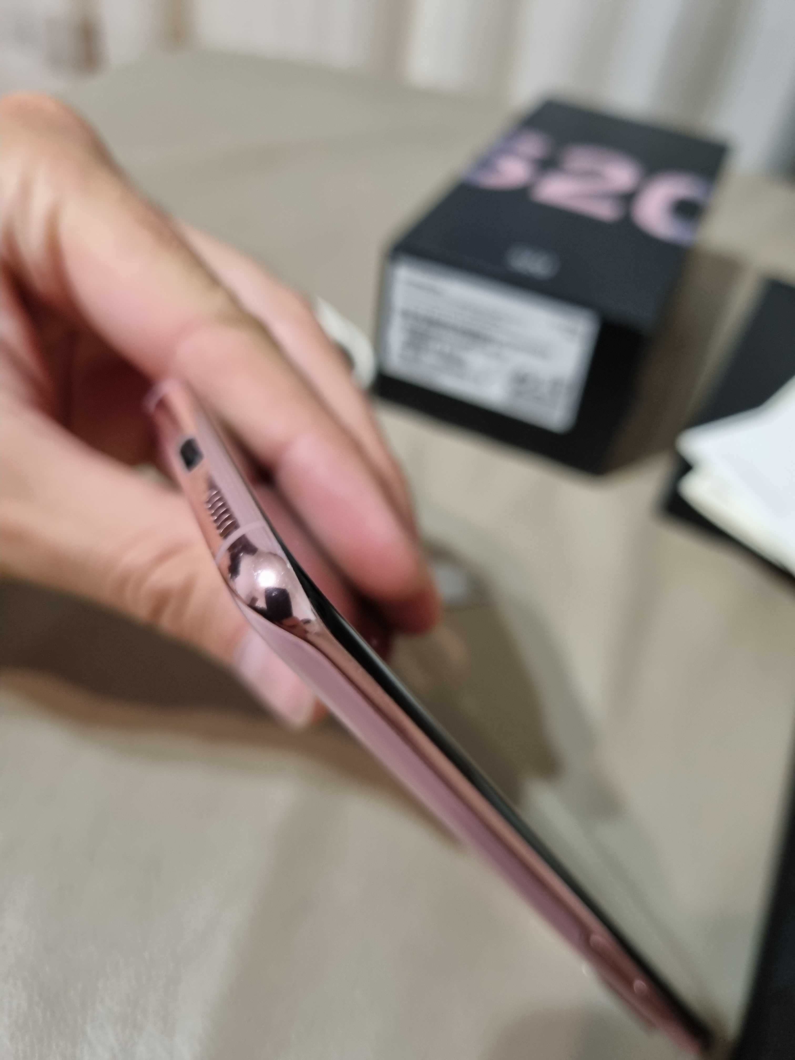 Samsung Galaxy S20 PINK Różowy stan BDB dla kobiety 2x etui