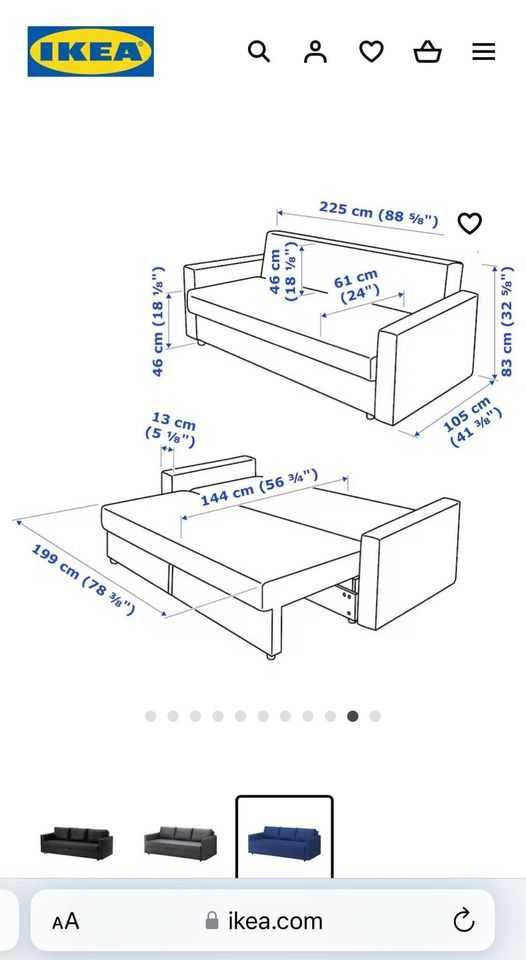 Kanapa Frighten IKEA