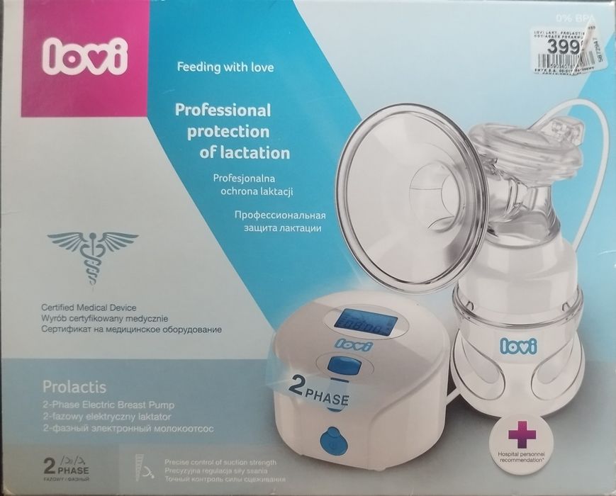 Dwufazowy laktator elektryczny