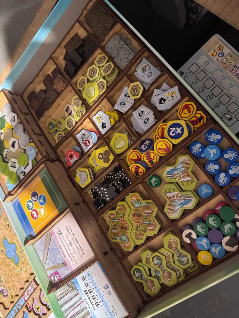 Gra Ark Nova + Wodny Świat + planszetki (set 1) i wiele więcej...