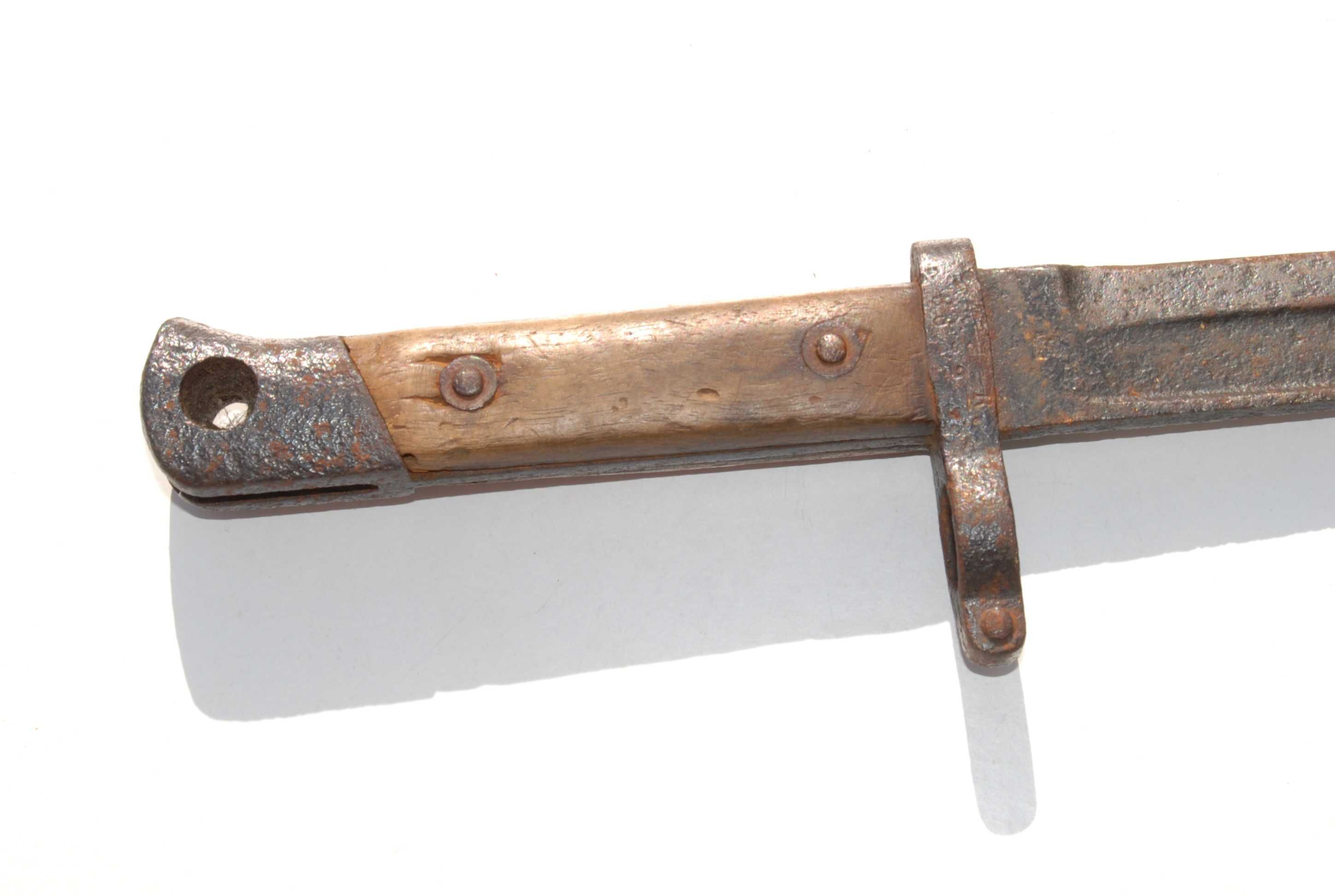 Stary bagnet nóż sygn. W G Austro-Węgry antyk unikat