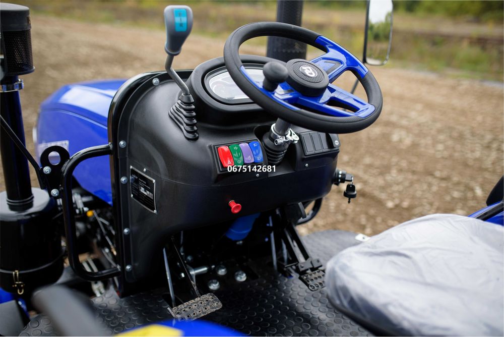 Мінітрактор Файтер Т-404-RD реверс 2 диск. счепл. примусова гідравліка