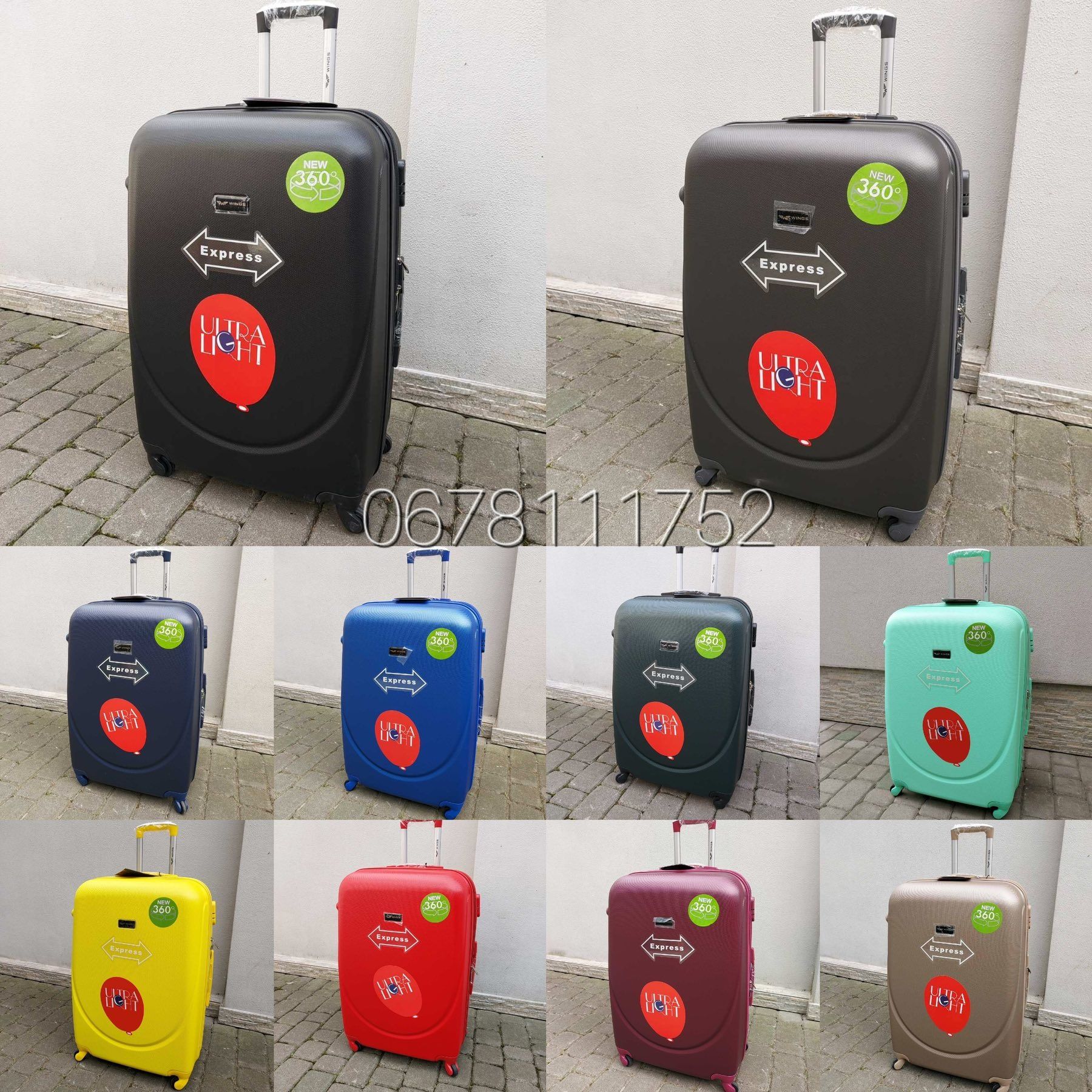 WINGS 310 Польща валізи чемоданы сумки на колесах ручна поклажа
