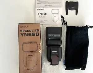 FLASH Yongnuo Speedlite YN560 Muito facil e intuitivo dd usar