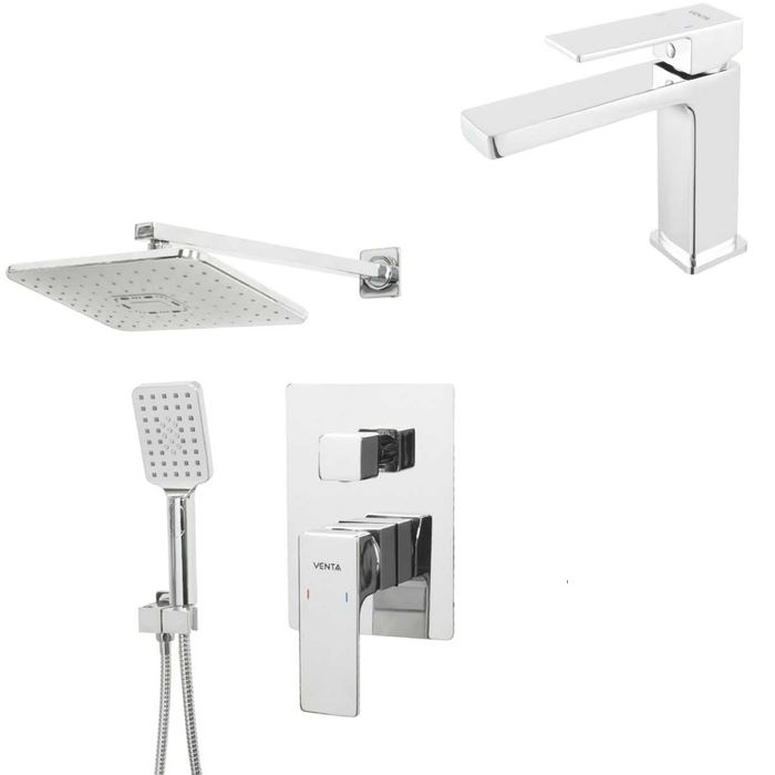 Душевая система для душа VENTA Латунь скрытого монтажа /кран для умыв.