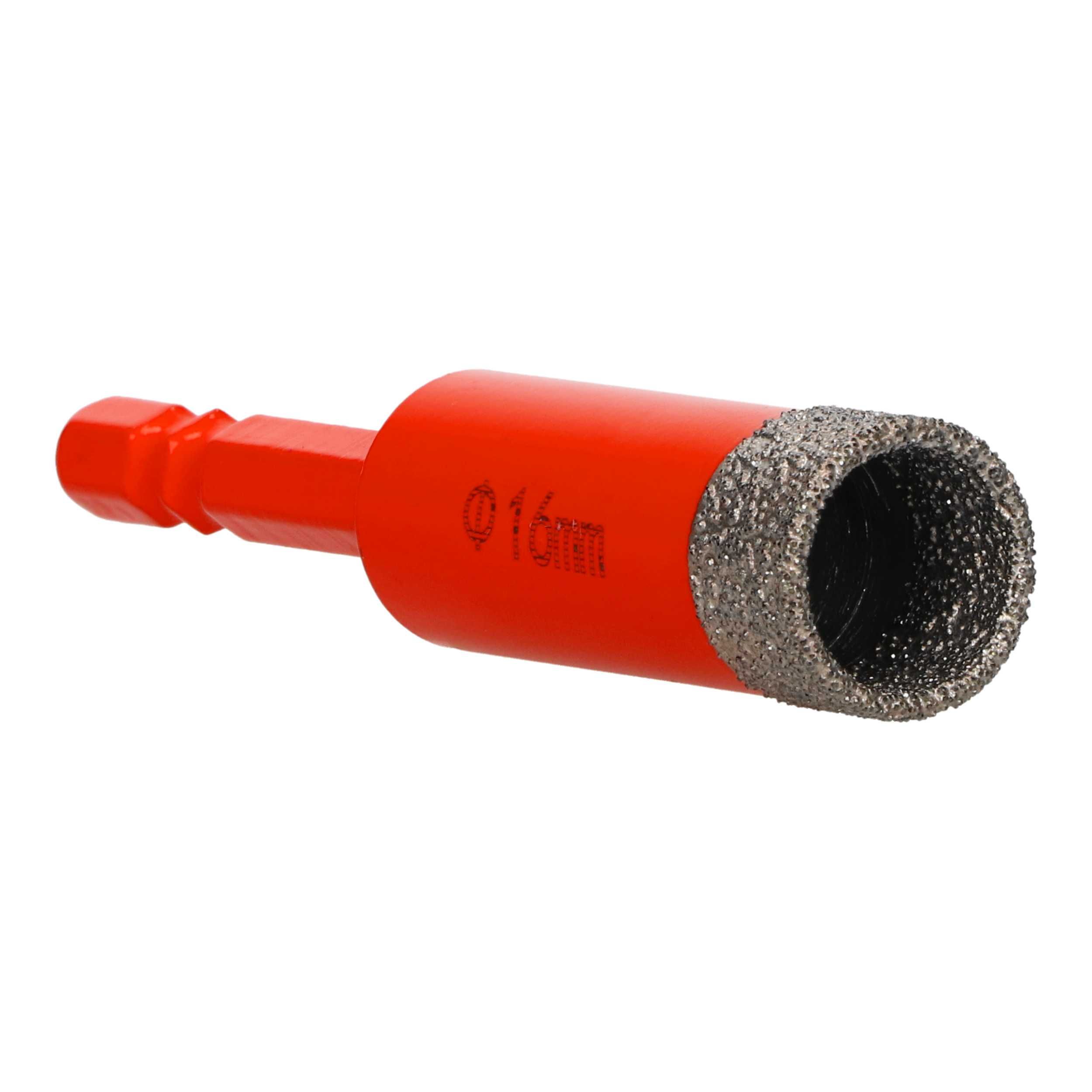 Zestaw 7 otwornic 5,6,8,10,12,14,16mm  mocowanie HEX NOWE