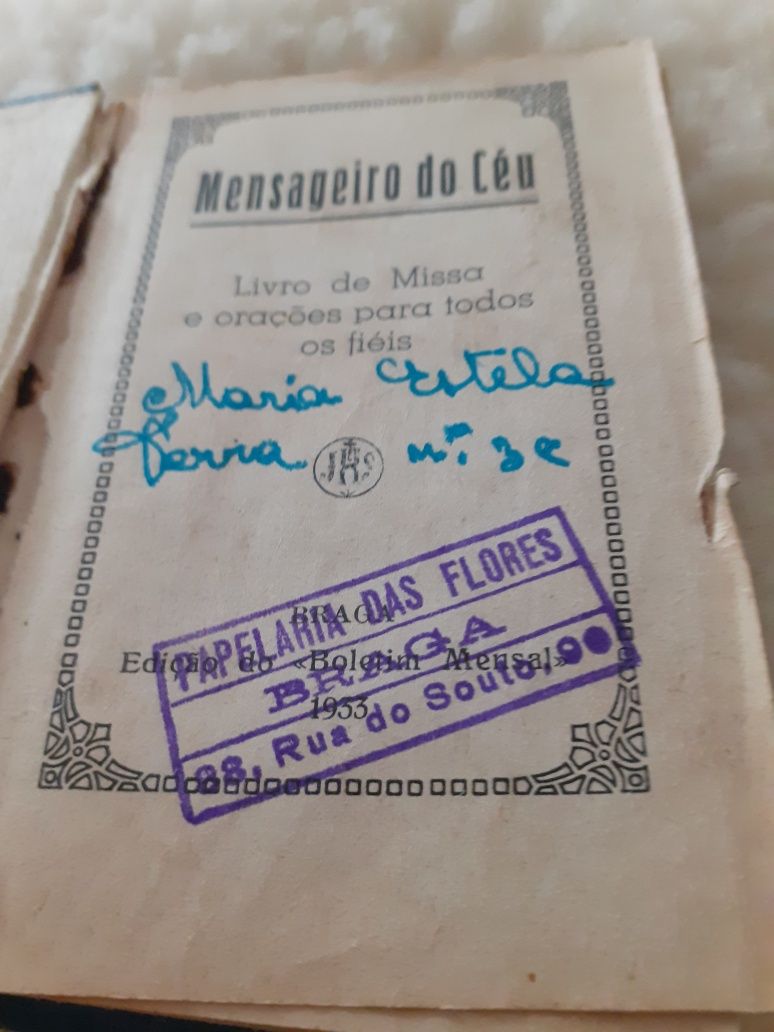 livro religioso Anos 30