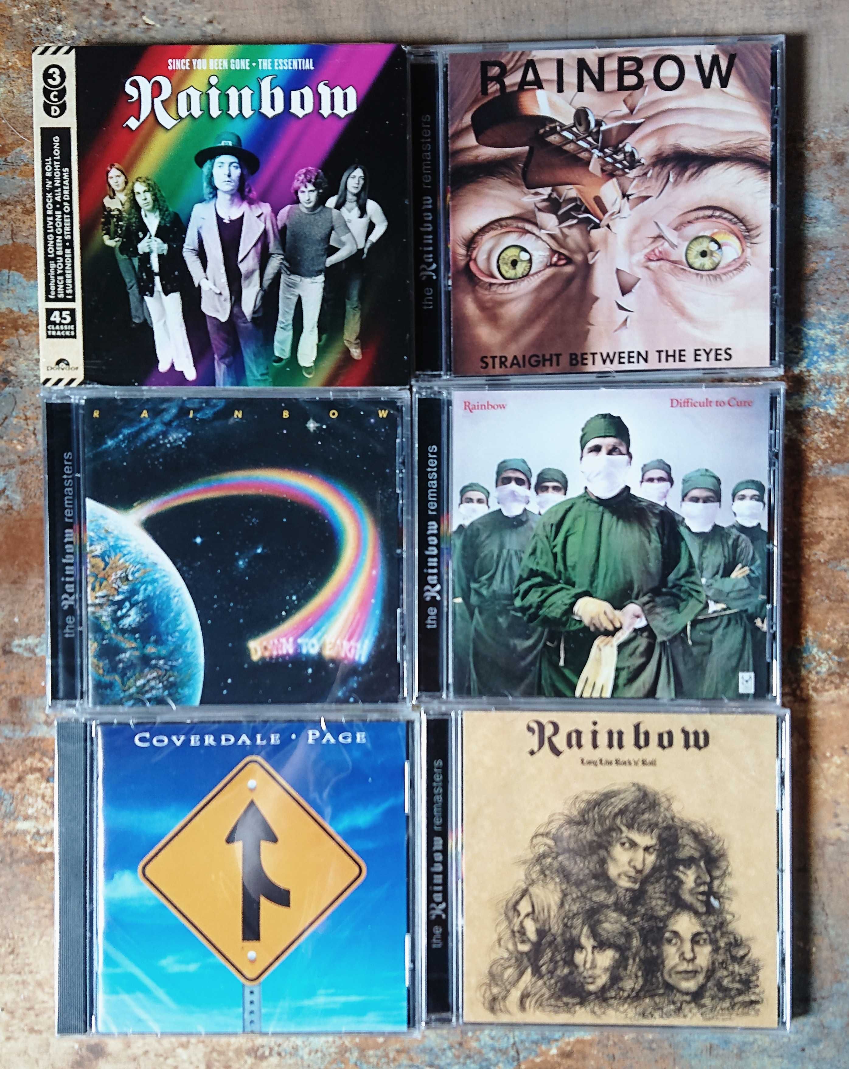 R Plant Rainbow Pink Floyd D Gilmour Coverdale Whitesnake  - CD