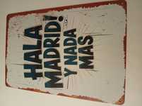 Tablica metalowa do powieszenia Hala Madrid Real Madryt 20x30cm