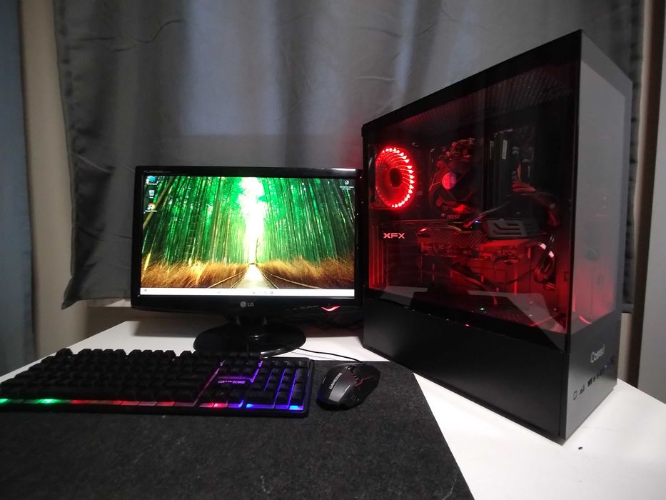 Mocny zestaw komputerowy do gier i5 / SSD / HDD / Radeon 8GB