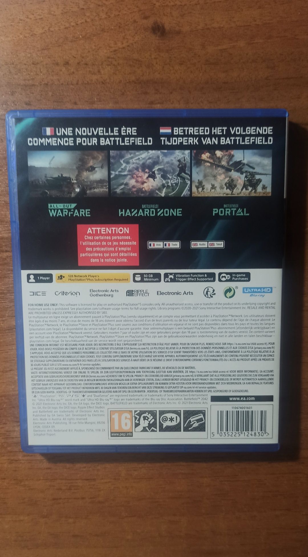 Диск для PS5 Battlefield 2042